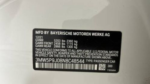 2022 BMW 3 Series 3MW5P9J08N8C48544