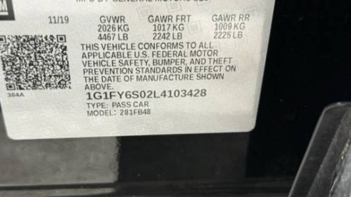 2020 Chevrolet Bolt 1G1FY6S02L4103428