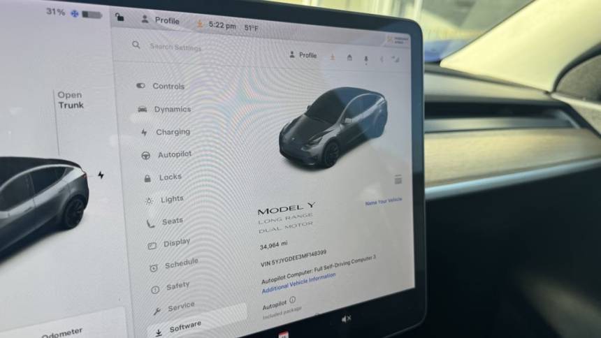 2021 Tesla Model Y 5YJYGDEE3MF148399