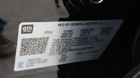 2025 GMC HUMMER EV Pickup 1GT10DDB6SU100705