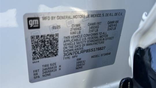 2025 Chevrolet Equinox EV 3GN7DLRP8SS178827