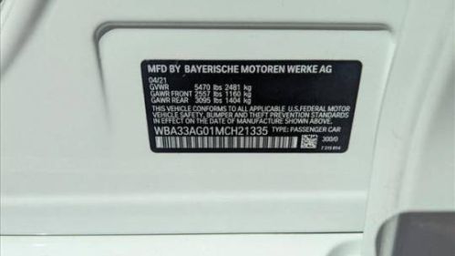 2021 BMW 5 Series WBA33AG01MCH21335