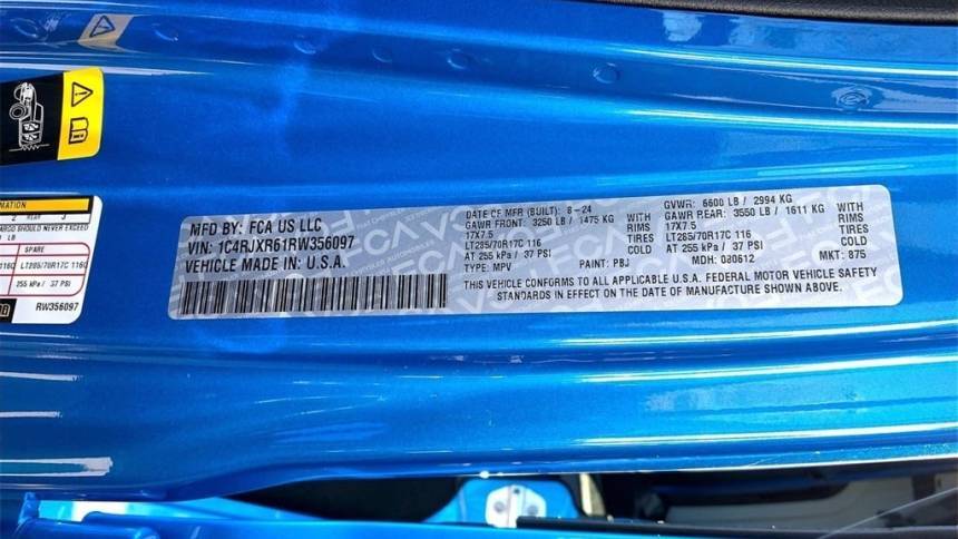 2024 Jeep Wrangler 1C4RJXR61RW356097