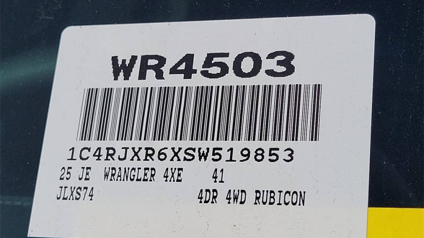 2025 Jeep Wrangler 1C4RJXR6XSW519853