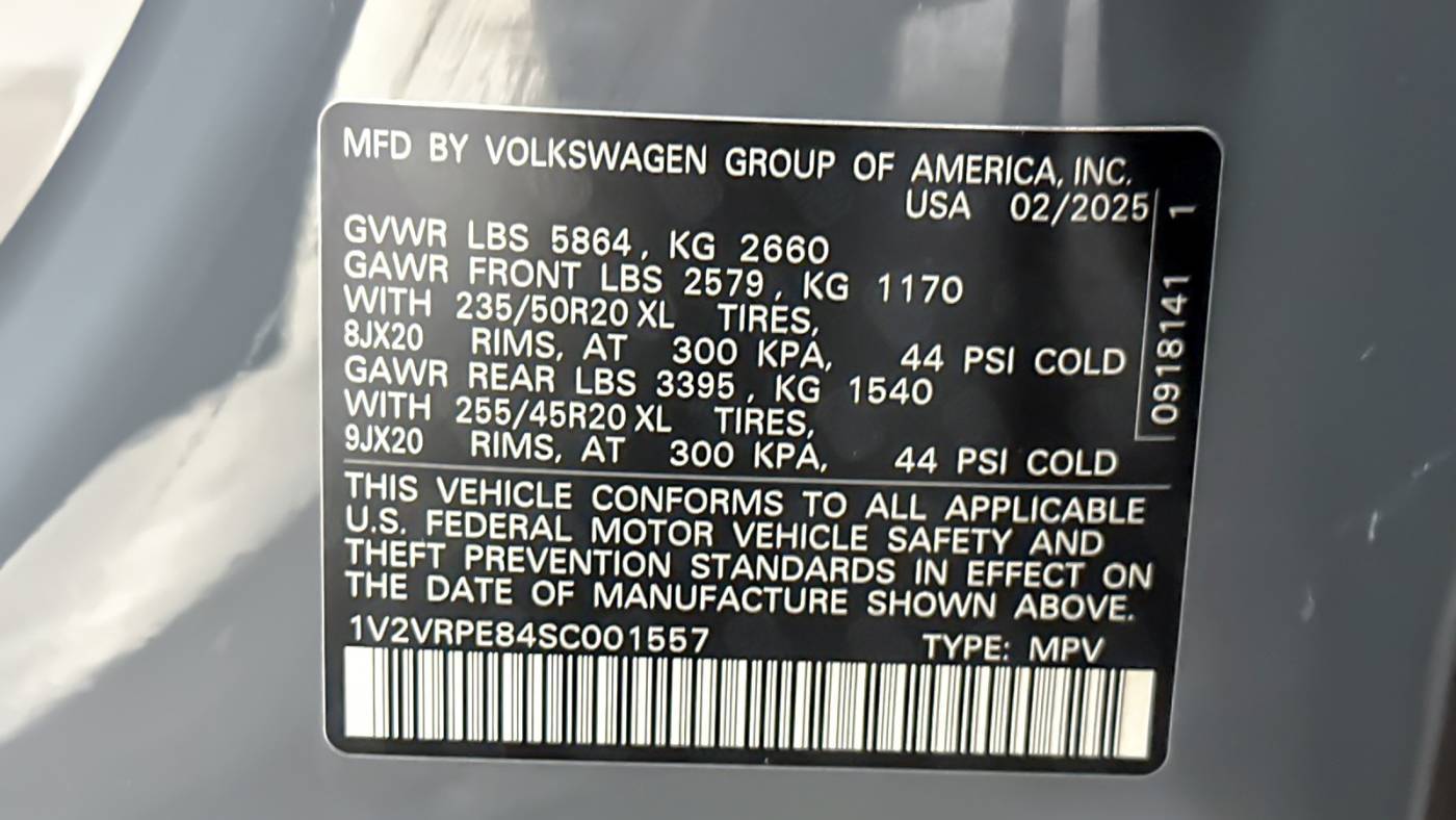 2025 Volkswagen ID.4 1V2VRPE84SC001557