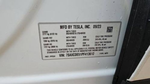 2023 Tesla Model X 7SAXCDE51PF413612