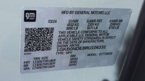 2024 GMC HUMMER EV SUV 1GKB0NDE8RU106332