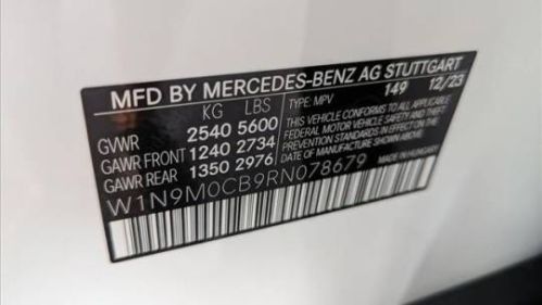 2024 Mercedes EQB W1N9M0CB9RN078679