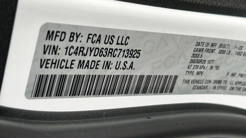 2024 Jeep Grand Cherokee 1C4RJYD63RC713925