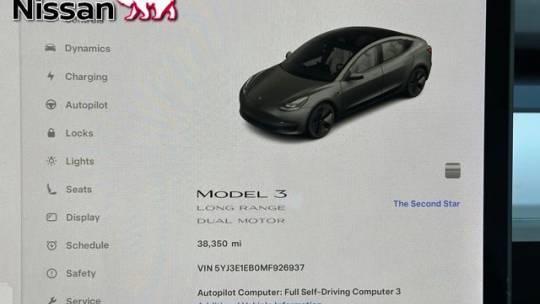 2021 Tesla Model 3 5YJ3E1EB0MF926937