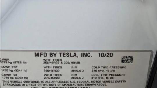 2021 Tesla Model X 5YJXCDE2XMF316004