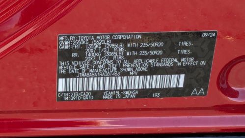 2024 Subaru Solterra JTMABABA1RA081463