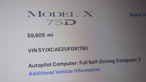 2018 Tesla Model X 5YJXCAE21JF091790