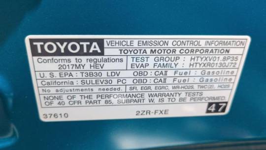 2017 Toyota Prius Prime JTDKARFP6H3031066