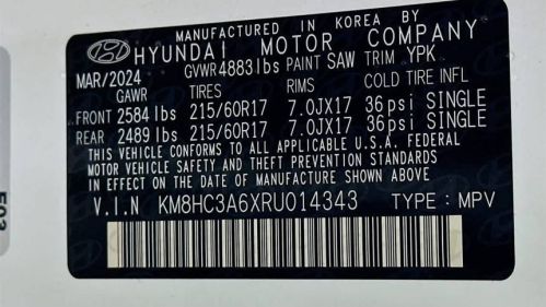 2024 Hyundai Kona Electric KM8HC3A6XRU014343