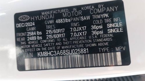 2025 Hyundai Kona Electric KM8HC3A68SU025881