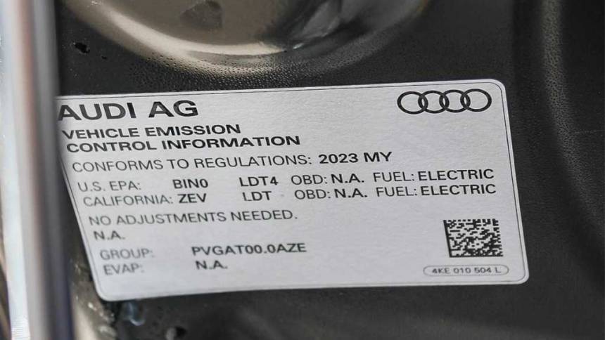 2023 Audi e-tron WA1AAAGE3PB024505