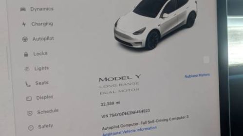 2022 Tesla Model Y 7SAYGDEE2NF454823