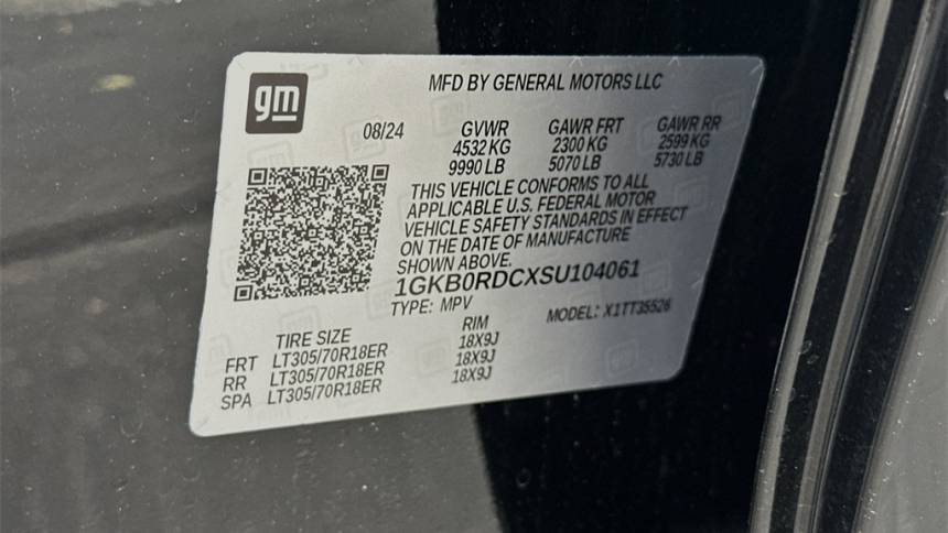 2025 GMC HUMMER EV SUV 1GKB0RDCXSU104061