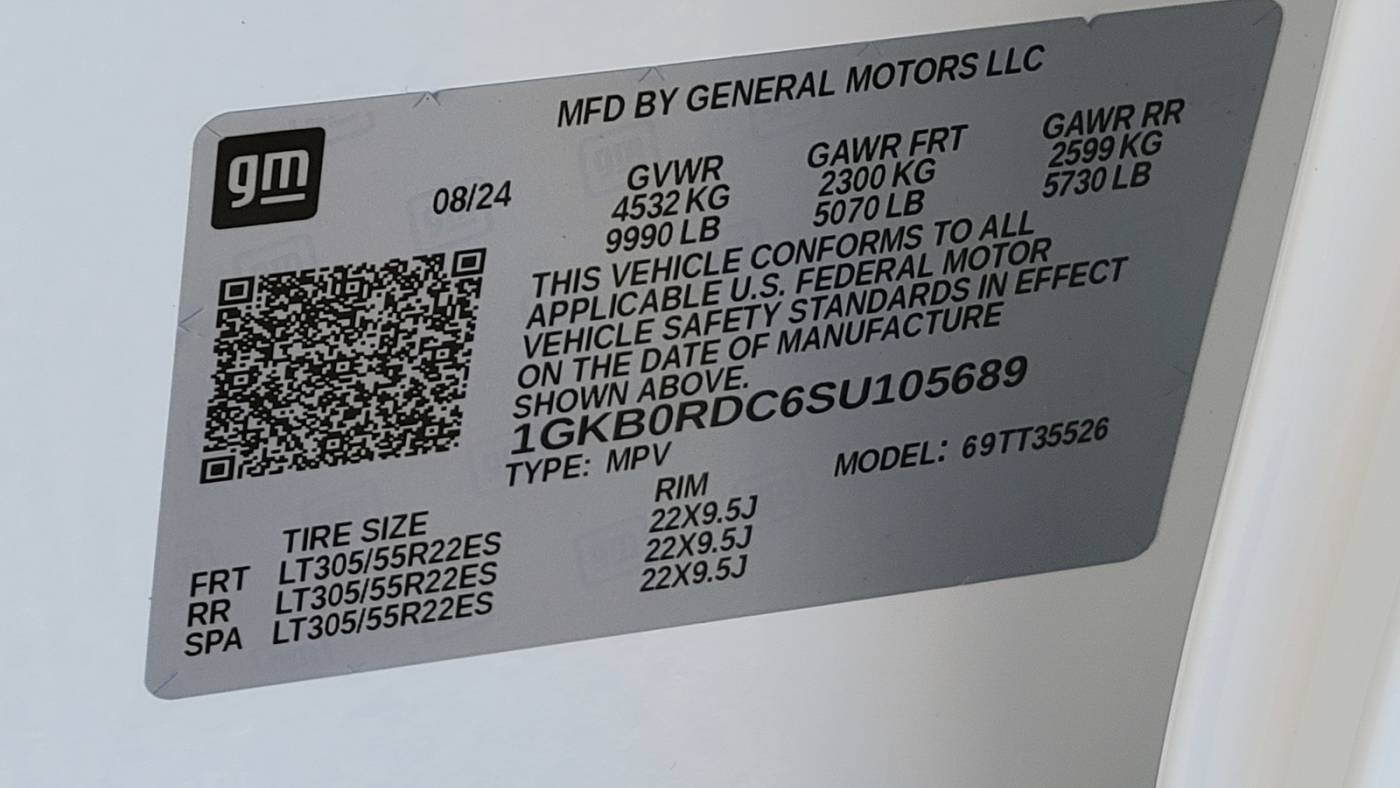 2025 GMC HUMMER EV SUV 1GKB0RDC6SU105689