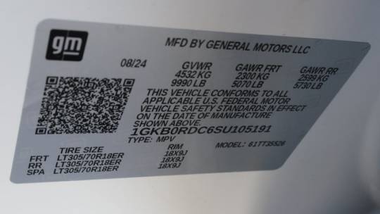 2025 GMC HUMMER EV SUV 1GKB0RDC6SU105191