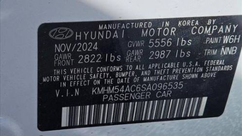 2025 Hyundai IONIQ 6 KMHM54AC6SA096535