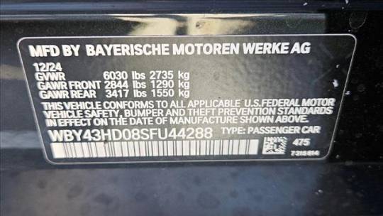 2025 BMW i4 WBY43HD08SFU44288