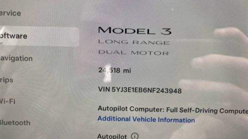 2022 Tesla Model 3 5YJ3E1EB6NF243948