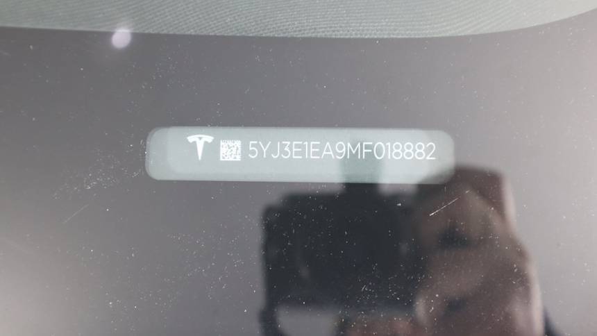 2021 Tesla Model 3 5YJ3E1EA9MF018882