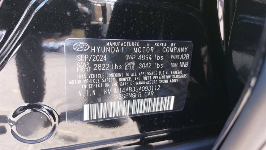 2025 Hyundai IONIQ 6 KMHM14AB3SA093112