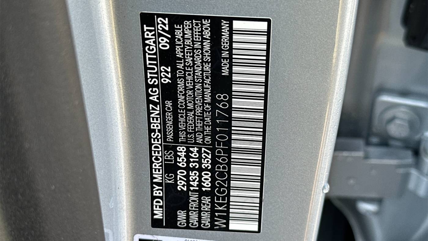 2023 Mercedes EQE Sedan W1KEG2CB6PF011768