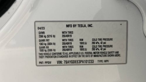 2023 Tesla Model Y 7SAYGDEE3PA101233