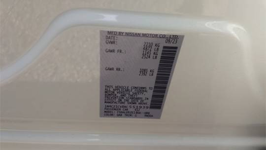 2024 Nissan LEAF 1N4CZ1CV8RC551939