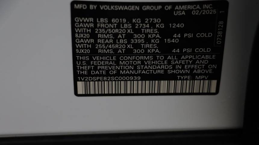 2025 Volkswagen ID.4 1V2DSPE82SC000939