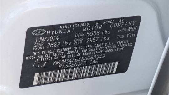 2025 Hyundai IONIQ 6 KMHM34AC4SA083949