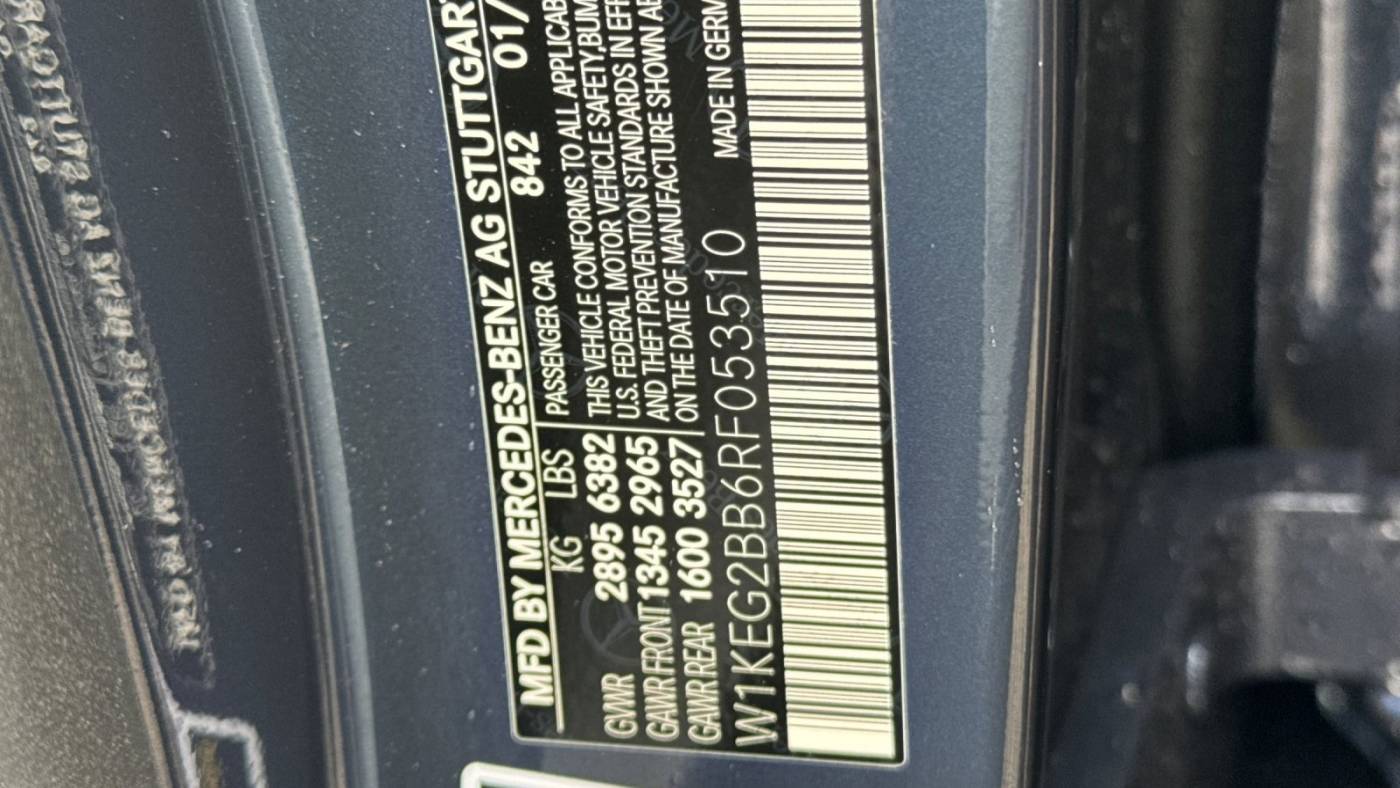 2024 Mercedes EQE Sedan W1KEG2BB6RF053510