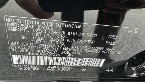 2024 Subaru Solterra JTMABABA9RA079069