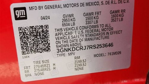 2024 Chevrolet Blazer EV 3GNKDCRJ7RS253646