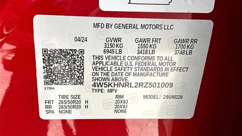 2024 Acura ZDX 4W5KHNRL2RZ501009