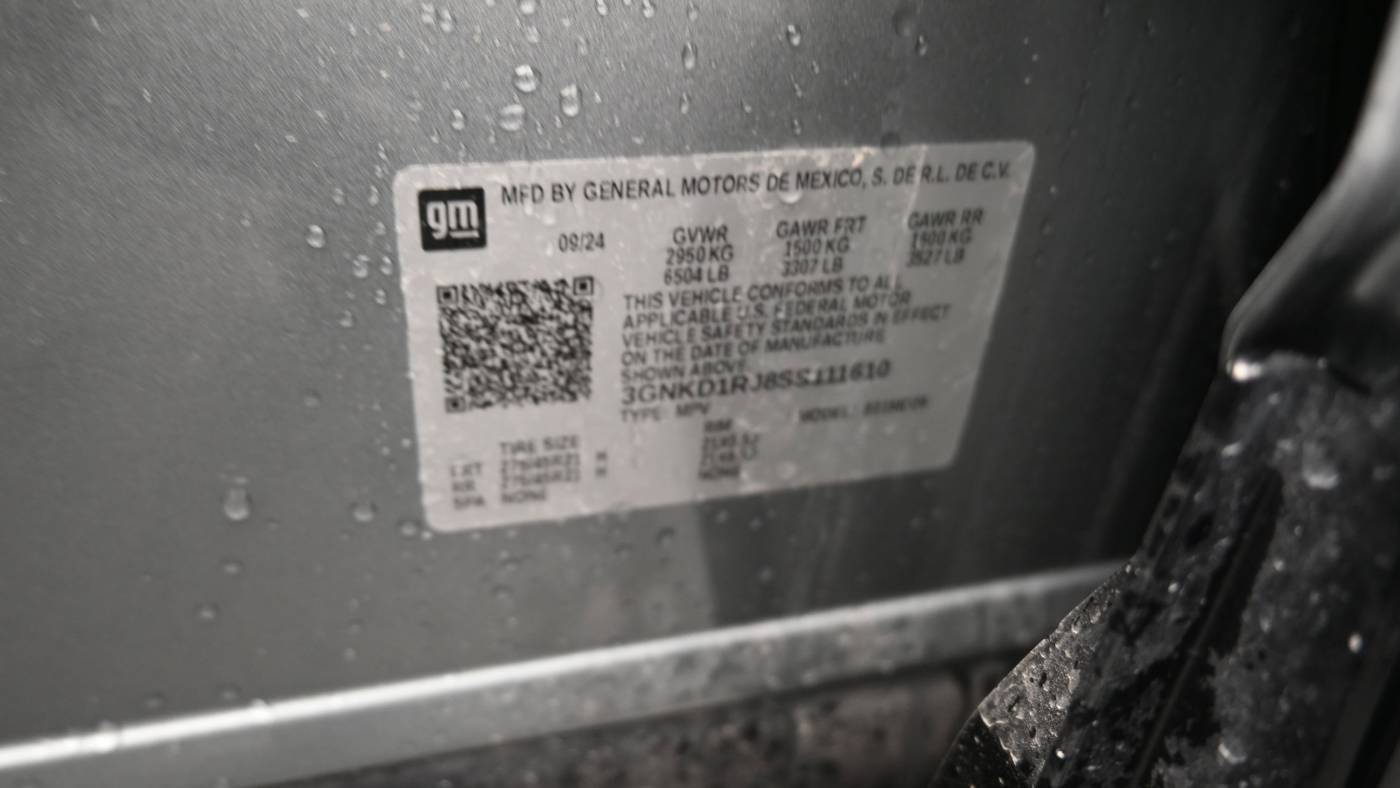 2025 Chevrolet Blazer EV 3GNKD1RJ8SS111610
