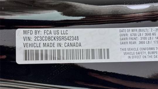 2025 Dodge Charger Daytona 2C3CDBCK9SR542348