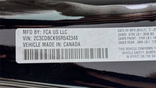 2025 Dodge Charger Daytona 2C3CDBCK9SR542348