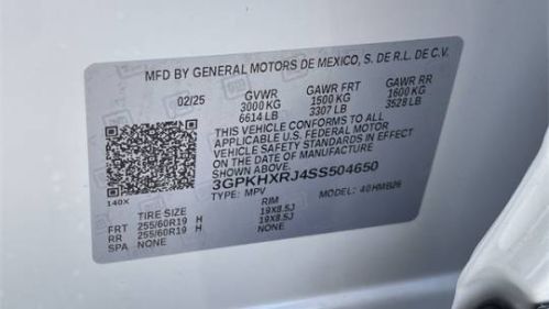2025 Honda Prologue 3GPKHXRJ4SS504650