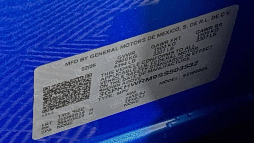 2025 Honda Prologue 3GPKHWRM9SS503532
