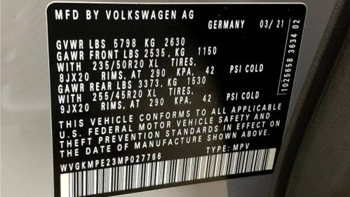 2021 Volkswagen ID.4 WVGKMPE23MP027766