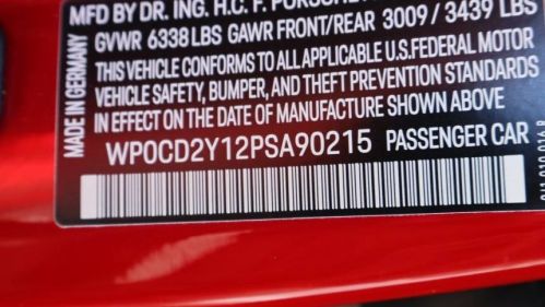 2023 Porsche Taycan WP0CD2Y12PSA90215