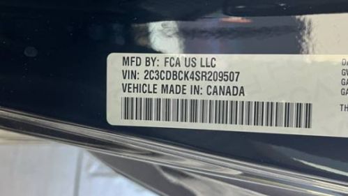 2025 Dodge Charger Daytona 2C3CDBCK4SR209507