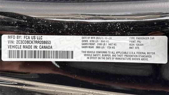 2024 Dodge Charger Daytona 2C3CDBCK7RR208653