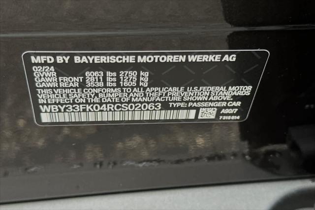 2024 BMW i5 WBY33FK04RCS02063