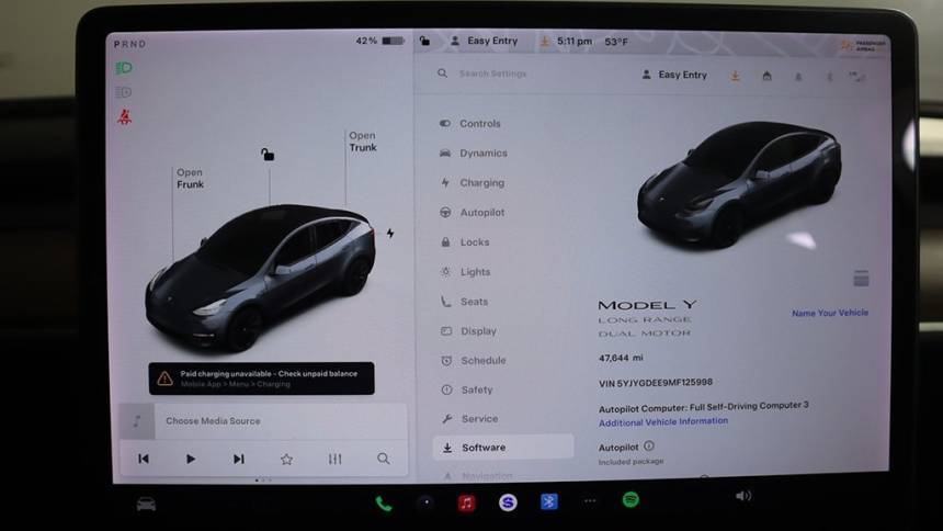 2021 Tesla Model Y 5YJYGDEE9MF125998